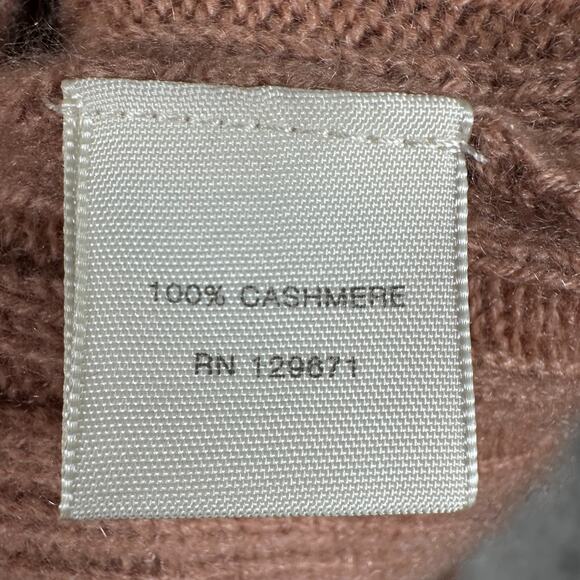 Naked Cashmere Sweater Womens Small Blush Pink All Cashmere Ribbed Boxy Oversize - Picture 6 of 8